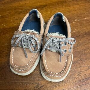 SPERRY TODDLER LANYARD BOAT SHOES size 5M